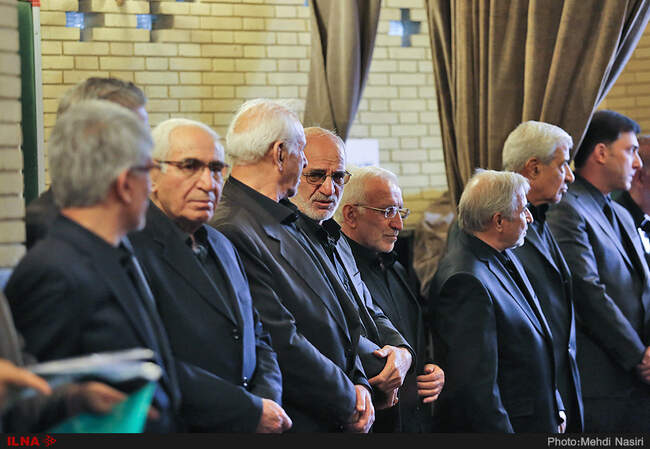 مراسم ترحیم برادر محمدحسین مقیمی استاندار تهران 
