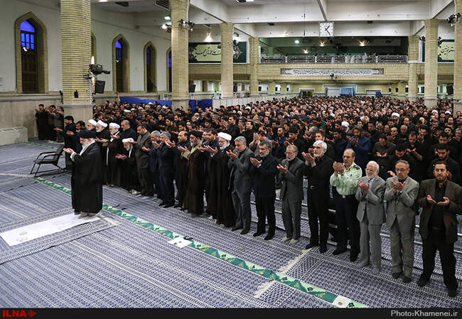 دومین روز مراسم سوگواری حضرت امیرالمؤمنین (ع) با حضور رهبر انقلاب