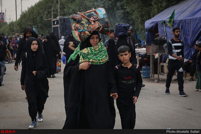راهپیمایی اربعین از نجف تا کربلا