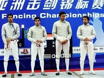 صعود تیم شمشیربازی سابر ایران به جمع ۸ تیم پایانی جهان