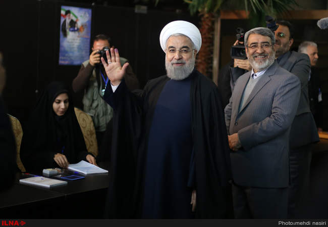 حضور رییس جمهور پای صندوق رای 