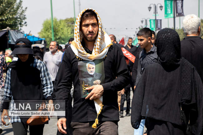 مراسم راهپیمایی جاماندگان اربعین حسینی در تهران