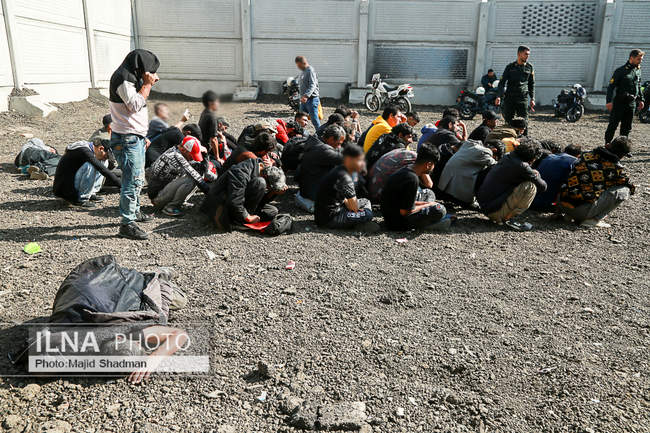 طرح جمع‌آوری معتادان متجاهر و دستگیری خرده‌فروشان مواد مخدر تهران 