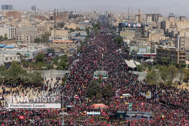 مراسم تشییع پیکر مطهر رهبر شهید انقلاب/ 6