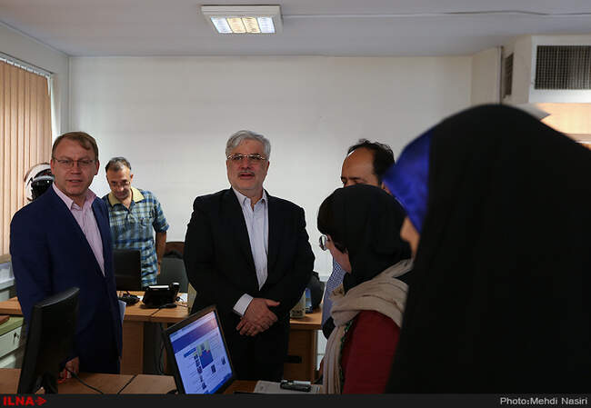 بازدید سید تقی نوربخش مدیر عامل سازمان تامین اجتماعی از خبرگزار کار ایران