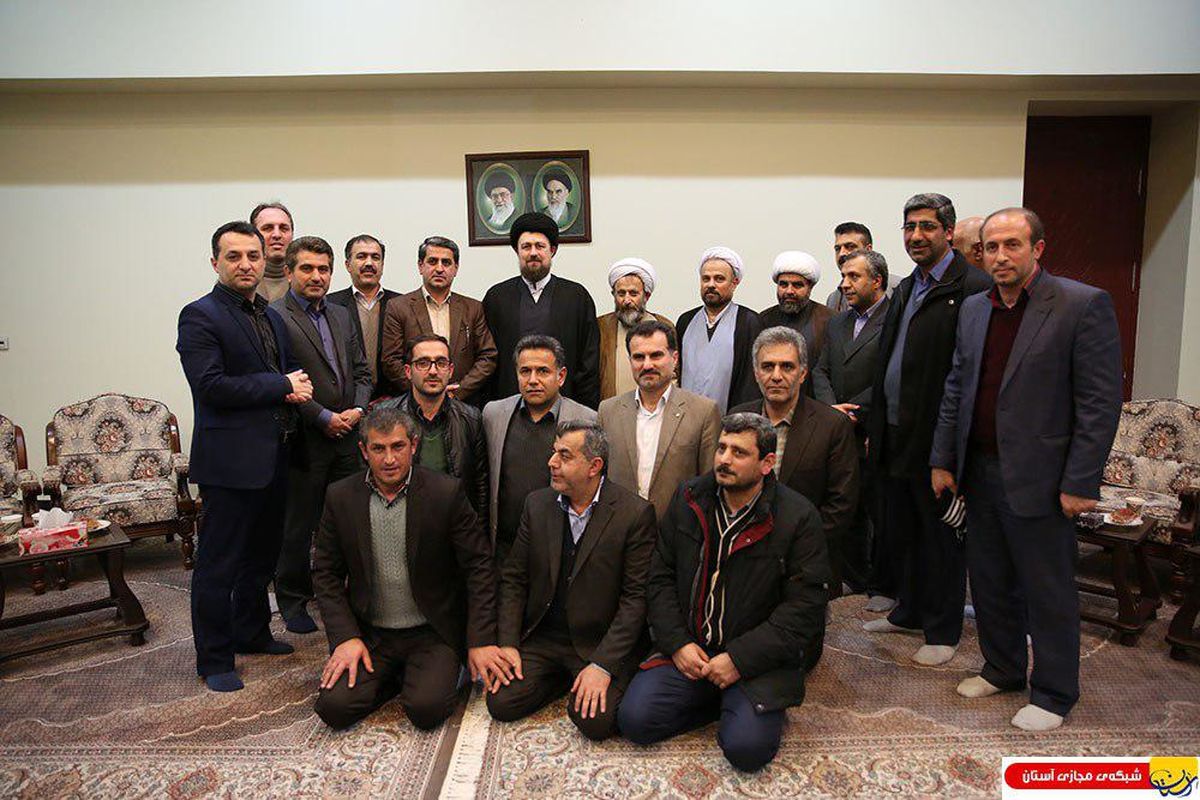 دیدار مدیران آموزش و پرورش قائم شهر با سید حسن خمینی