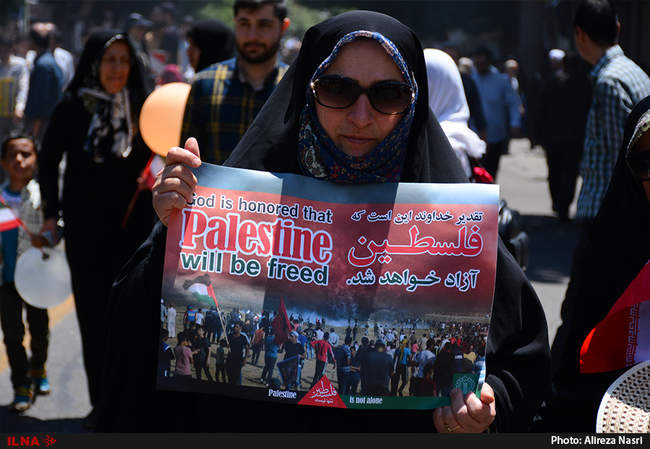 راهپیمایی روز جهانی قدس در قزوین