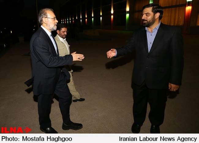 مراسم افطاری ایتام با حضور علی لاریجانی