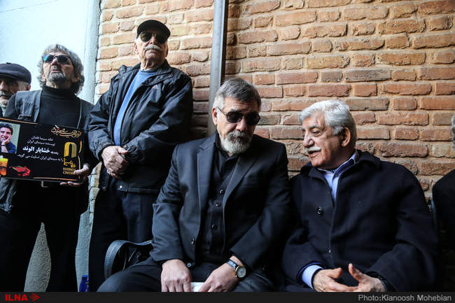 مراسم تشییع پیکر خشایار الوند