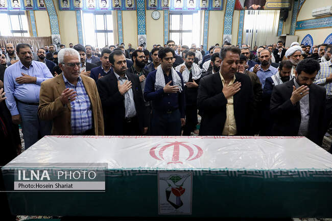 وداع با شهید حافظ امنیت در مشهد