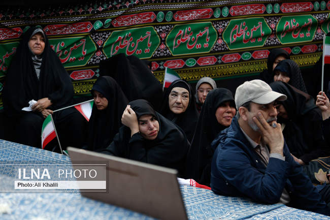 مراسم میثاق با رهبر شهید انقلاب در مقتل ایشان با حضور جامعه کارگری