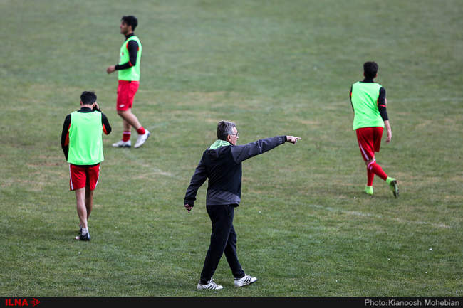 تمرین امروز تیم فوتبال پرسپولیس