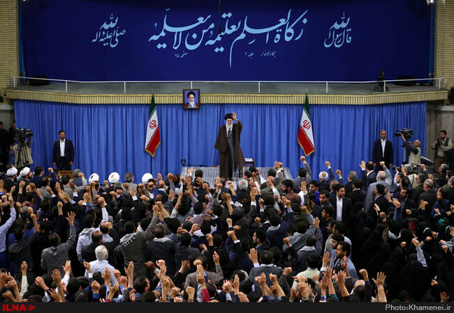 دیدار معلمان و فرهنگیان با رهبر انقلاب اسلامی 
