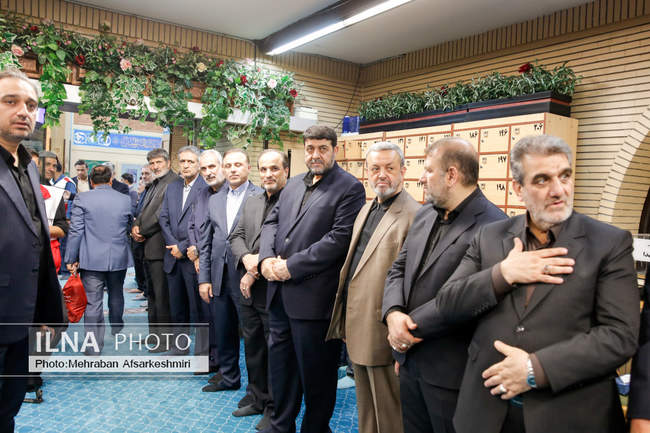 مراسم ختم مادر رئیس جمعیت هلال احمر 