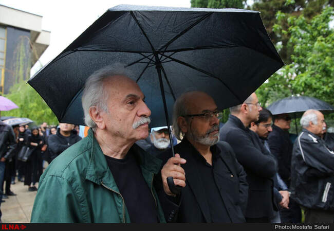 مراسم تشییع پیکر نقی سیف‌جمالی 
