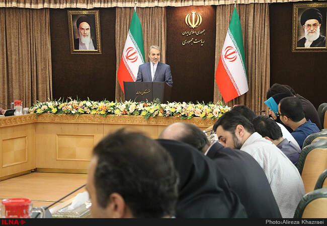 نشست خبری هفتگی محمدباقر نوبخت سخنگوی دولت 