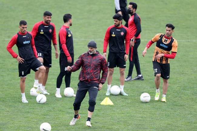 تصاویر تمرین پرسپولیس در آستانه بازی با سپاهان