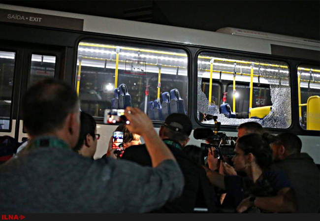 تیراندازی به اتوبوس روزنامه نگاران در ریو‎