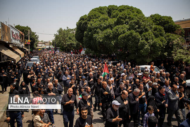 آیین تاسوعای حسینی در قزوین به روایت تصویر