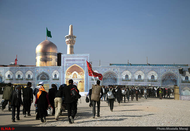 بازسازی صحن های حرم امام رضا در مرز مهران/7