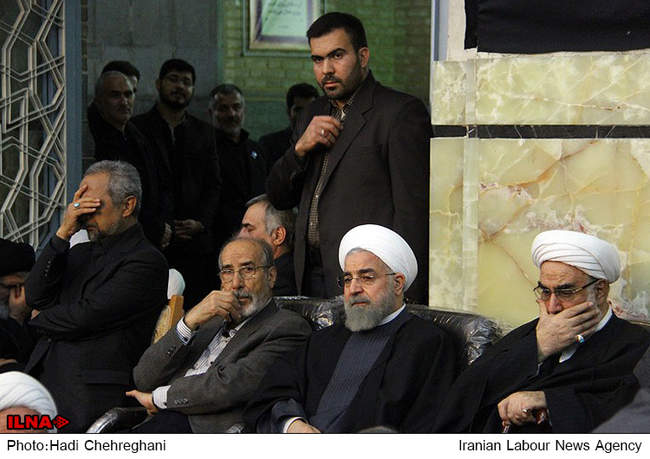 مراسم ترحیم والده رئیس جمهور در قم