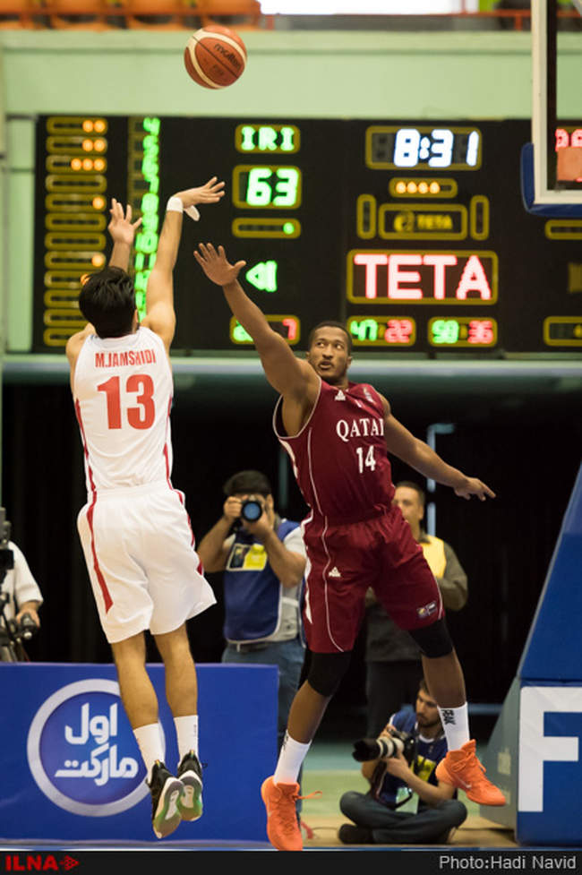 مسابقات بسکتبال آسیا چلنچ /ایران - قطر