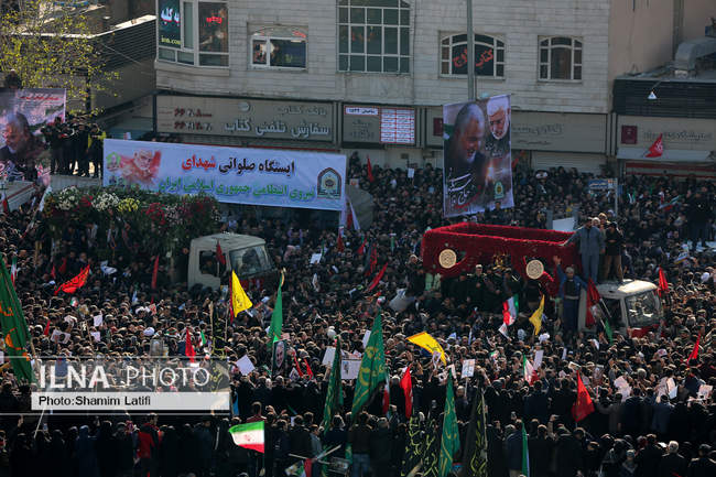 تشییع پیکر پاک سردار سپهبد شهید قاسم سلیمانی در تهران / 2