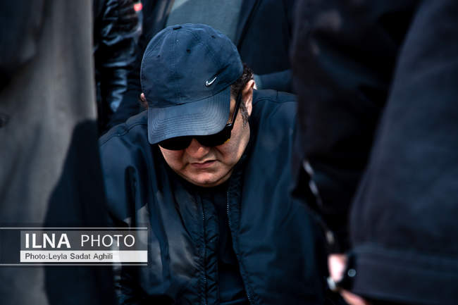 مراسم تشییع پیکر مرحوم شهرام عبدلی