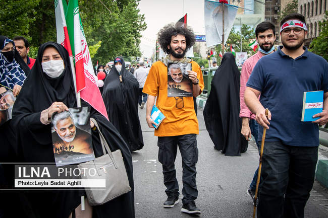 راه‍پمایی روز قدس ۱۴۰۱ در تهران/ ۳