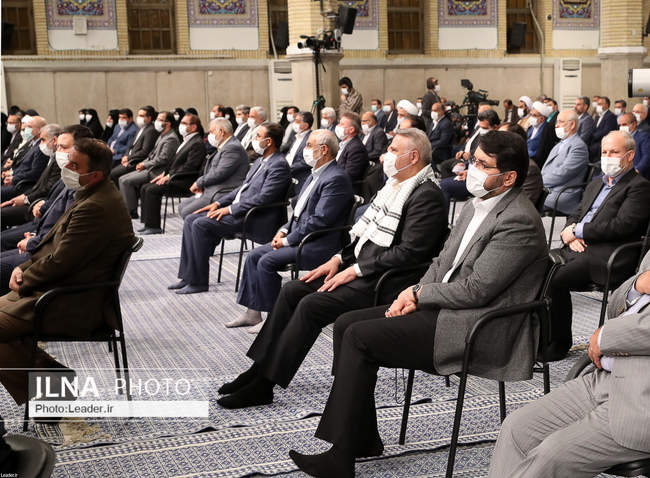دیدار رئیس و نمایندگان مجلس  با رهبر انقلاب