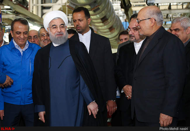 مراسم افتتاح و بهره برداری دو خط خودرو گروه صنعتی ایران خودرو با حضور