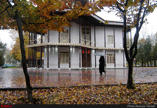 بارش باران در رشت