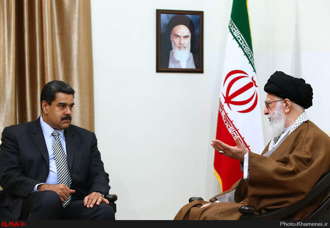 دیدار رئیس جمهوری ونزوئلا با حضرت آیت‌الله خامنه‌ای رهبرانقلاب اسلامی