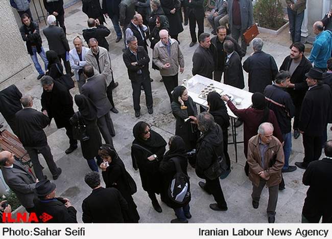 گردهمایی سینماگران برای تشیع ژیلا مهرجویی