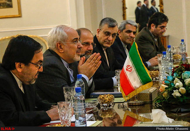 دیدار محمد جواد ظریف وزیر امور خارجه کشورمان با فرانک والتر اشتن مای