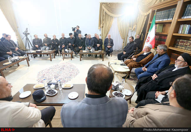 دیدار جمعی از جانبازان هشت سال دفاع مقدس دفتر مجمع تشخیص مصلحت نظام ب