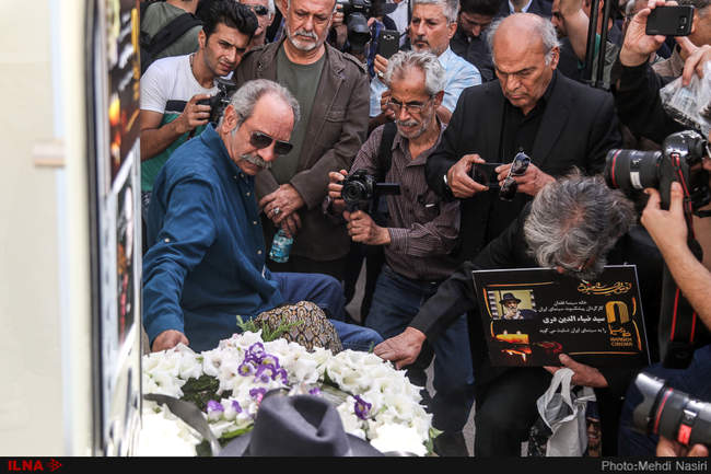 مراسم تشییع پیکر سید ضیاءالدین دری