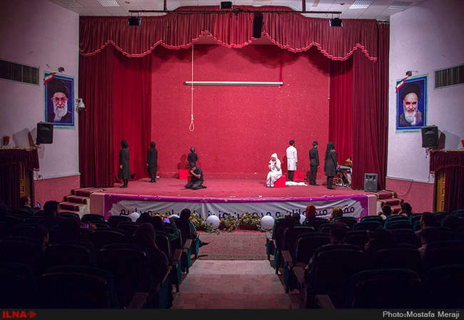 نمایش اردی جهنم در قم 