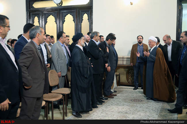 دیدار اعضای جبهه تدبیر و توسعه و فارغ‌التحصیلان معلول و مدیران آموز