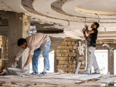 مصدومیت دو کارگر ساختمانی در اثر ریزش آوار 