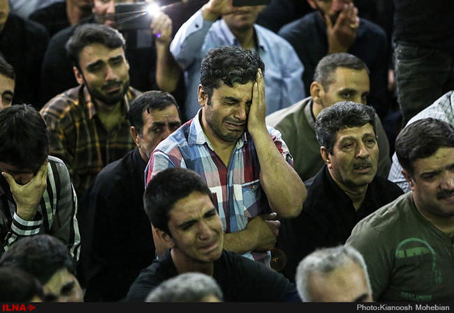 مراسم وداع با پیکر شهید حادثه تروریستی مجلس جواد تیموری