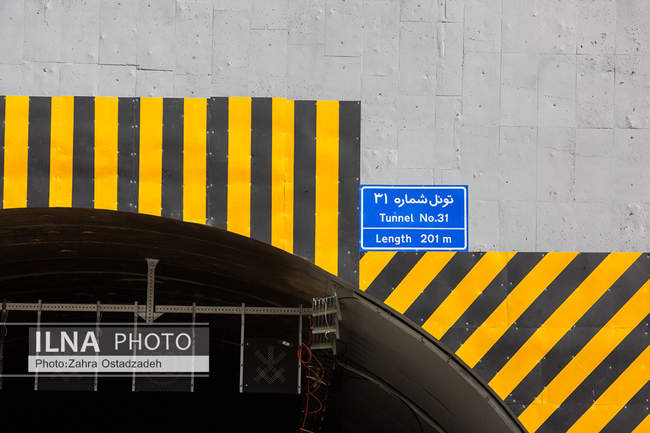 بازدید رئیس بنیاد مستضعفان از باند شرقی فاز ۲ آزادراه تهران شمال