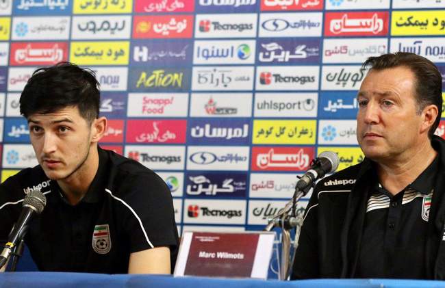 تصاویر/ نشست خبری سردار آزمون و مارک ویلموتس