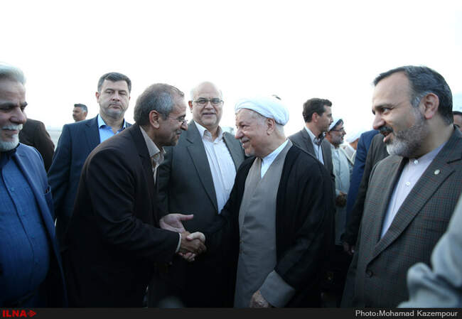 ورود رئیس مجمع تشخیص مصلحت نظام به مشهد