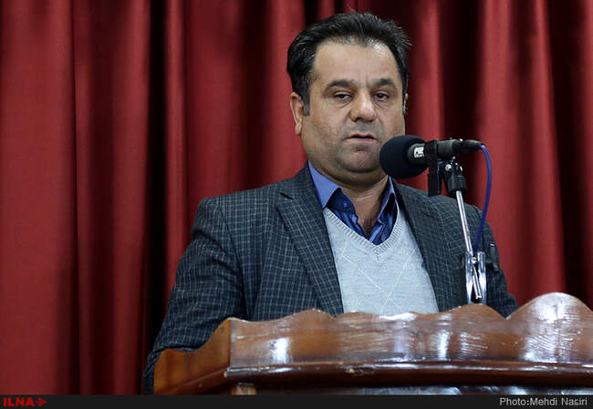  علیرضا محجوب در جمع دانشجویان دانشگاه ورامین