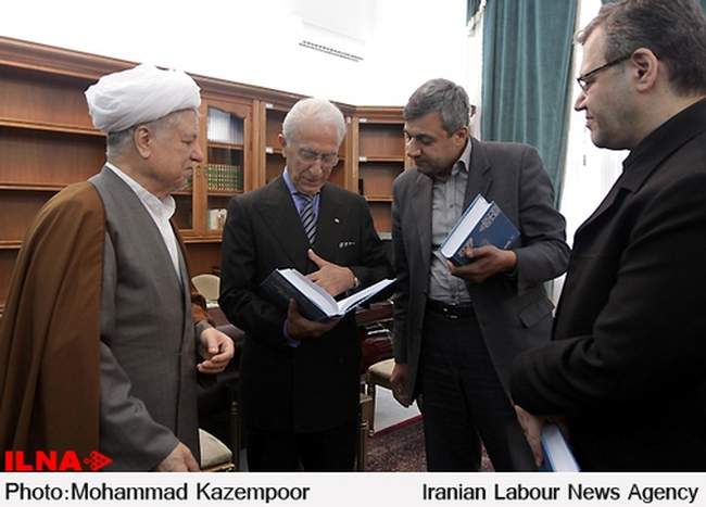 دیدار پرفسور سمیعی با آیت الله هاشمی رفسنجانی