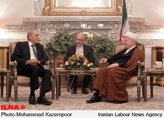 دیدار رئیس مجلس لبنان‎ با آیت الله هاشمی رفسنجانی