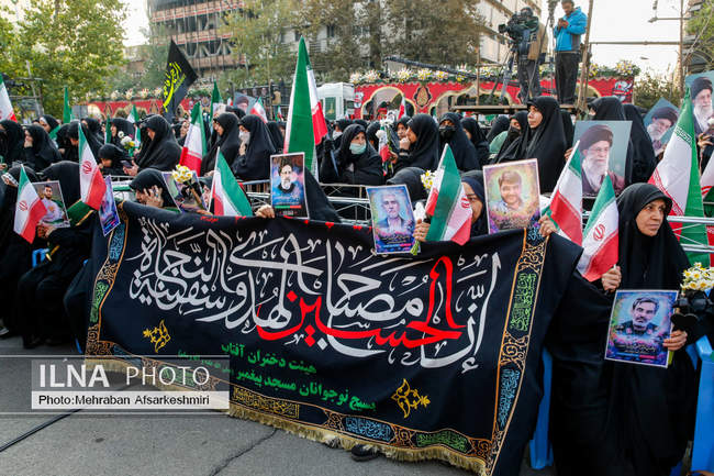 تشییع ۱۰۰ شهید گمنام دفاع مقدس