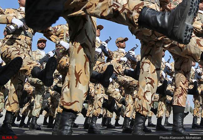 گزارش تصویری از مراسم تحلیف سربازان آموزشی پادگان 02 نیروی زمینی ارتش