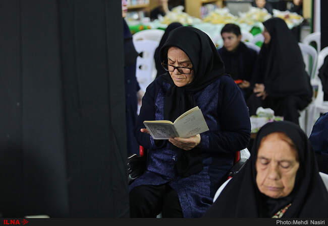 مراسم عزاداری محرم در موسسه خیریه کهریزک